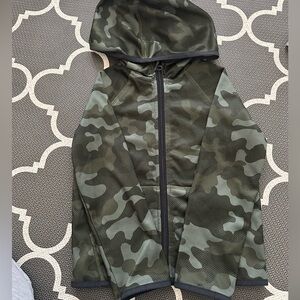 Lands' End Green Camouflage Hoodie